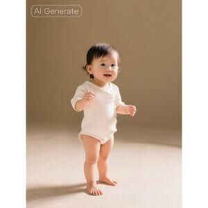 Musli RIbbed Crossover Organic Onesie, NWT, Multiple Sizes